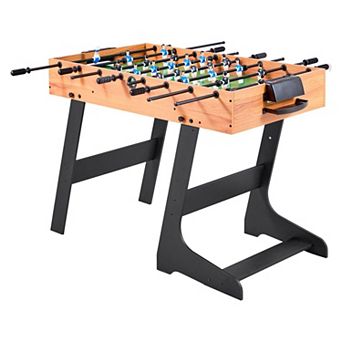 Table Soccer Foosball Table with Rubber Shock Absorbers and Smooth Rods