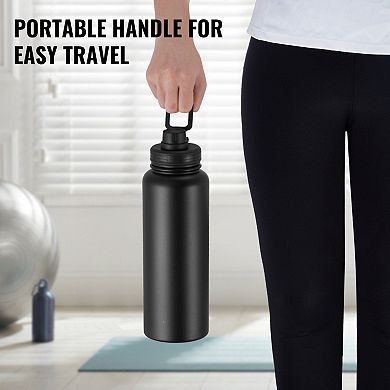 40oz Stainless Steel Travel Bottle, Vacuum Insulated Hot and Cold Drinks
