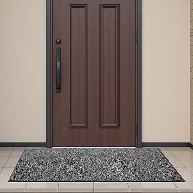Compact Front Door Mat for Apartments, Homes, and Commercial Spaces - Grey
