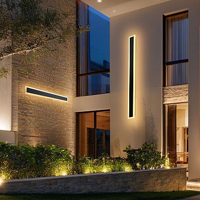 2 Pack LED Outdoor Wall Mount Light for Front Door Patio Garage