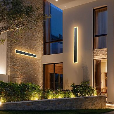 2 Pack LED Outdoor Wall Light 3000K Warm Exterior Wall Sconce