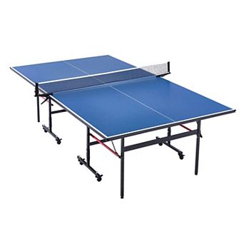 Portable Foldable Table Tennis Table with MDF Surface and Clamp-Style Net