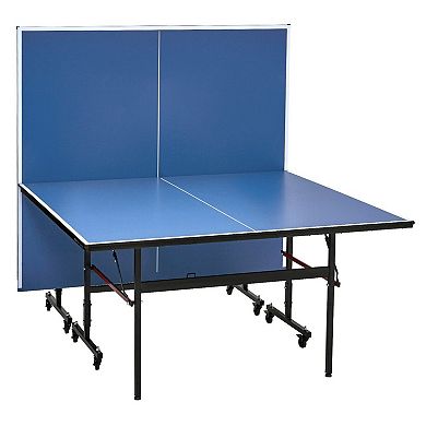 Portable Foldable Table Tennis Table with MDF Surface and Clamp-Style Net