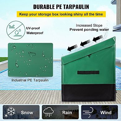 Outdoor Storage Box 230-Gallon Waterproof Patio Deck Yard Large Capacity