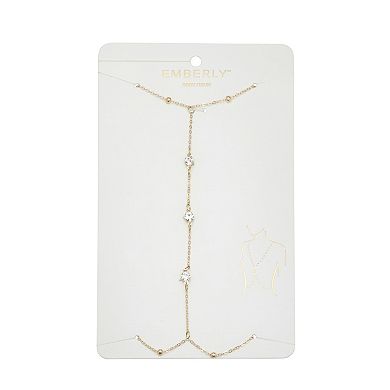 Emberly Rhinestone Beaded Body Chain