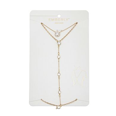 Emberly Rhinestone Body Chain