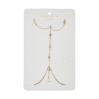 Emberly Dainty Rhinestone Body Chain