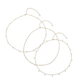 Emberly 3-Pack Dainty Waist Chains