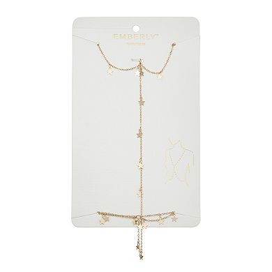 Emberly Dainty Stars Body Chain
