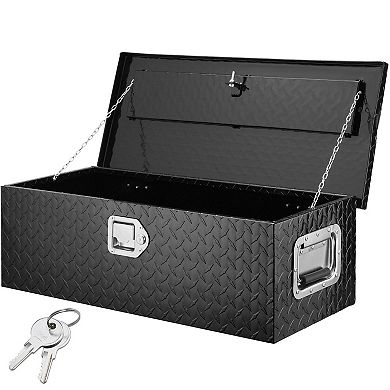 Aluminum Truck Tool Box with Diamond Tread Locking Lid for Pickup and Trailer