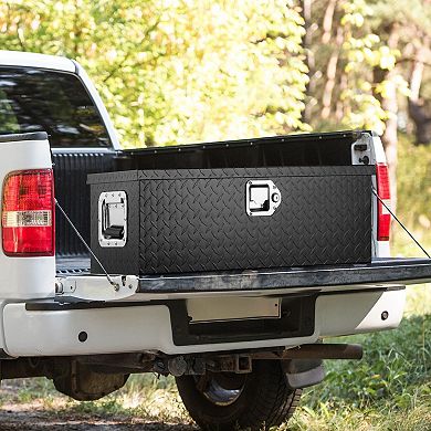 Aluminum Truck Tool Box with Diamond Tread Locking Lid for Pickup and Trailer