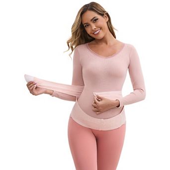 Women's Lace Breathable Cozy Maternity Belly Bands Pregnancy Slimming Waist Abdomen Support Belts