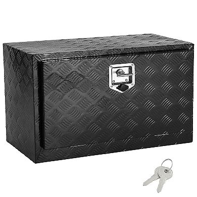 Underbody Truck Tool Storage Box with Aluminum Construction and Key Lock
