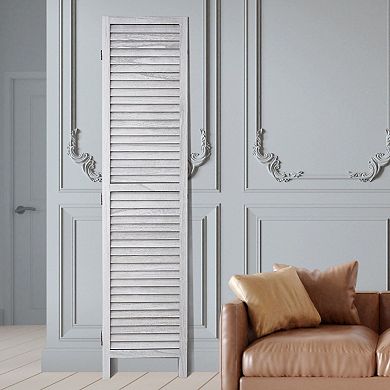 6 Panel Room Divider Folding Screen for Bedroom, Living Room or Workspace
