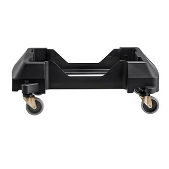 Slim Trash Can Dolly for 1623 Gallon Bins with Foot Pedal and Swivel Casters