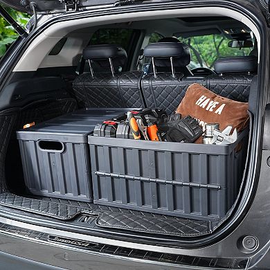 Portable Collapsible Storage Bin 65L for Moving, Camping, or Home Use