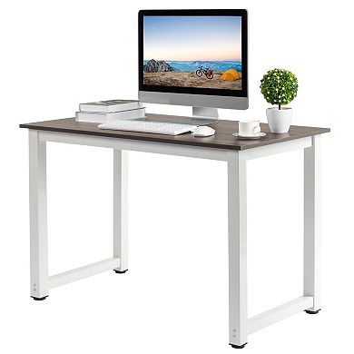 Computer Desk for Home Office or Study, Rectangular Writing Desk for Bedroom or Dorm