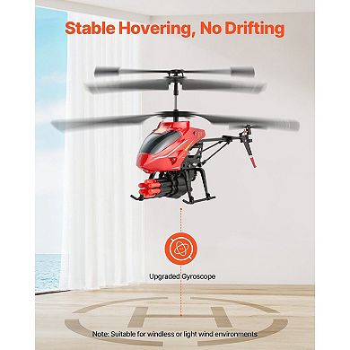 Kids RC Helicopter Toy with One-Key Takeoff, LED Lights, and Bullet Mode