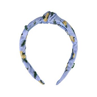 Emberly Knotted Headband with Fruit & Seedbead Detail