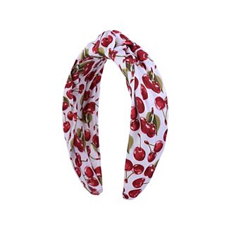 Emberly Knotted Headband with Fruit & Seedbead Detail