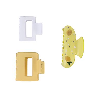Emberly 3-Pack Acrylic Hair Clips