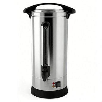 110 cup Commercial Coffee Urn, 16l Large Capacity Coffee Maker w/Quick Infusion,304 Stainless Steel