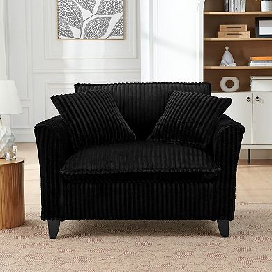 GOODSILO Cozy Single-Person Sofa Chair with Ergonomic Backrest and Soft Seat Cushion