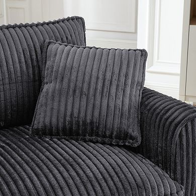 GOODSILO Cozy Single-Person Sofa Chair with Ergonomic Backrest and Soft Seat Cushion