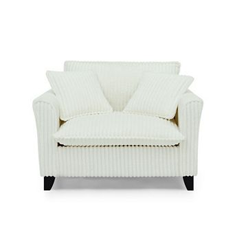 GOODSILO Cozy Single-Person Sofa Chair with Ergonomic Backrest and Soft Seat Cushion