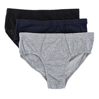 Knocker Men's Plain Color Bikini Briefs (3 Pack)