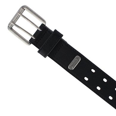 Smith's Workwear Men's Double Hole Work Belt with Roller Buckle