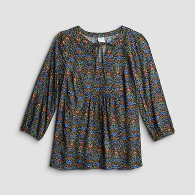 Women's Croft & Barrow® Tie-Front Blouse