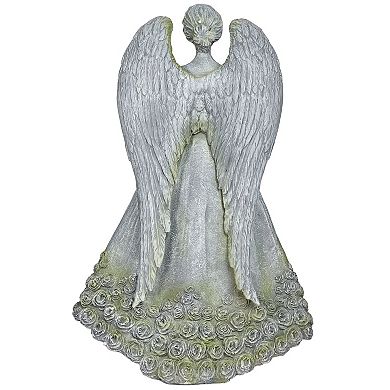 Roman Rose Angel Bird Feeder Outdoor Decor