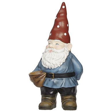 Roman Garden Gnome Birdfeeder Outdoor Decor