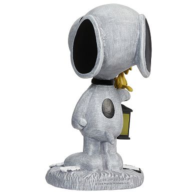 Roman LED Solar Snoopy 10.25-inch Garden Statue
