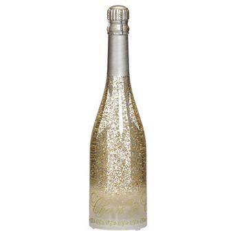 Roman 12-inch LED Swirl Cheers Champagne Bottle Table Decor