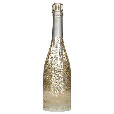 Roman 12-inch LED Swirl Cheers Champagne Bottle Table Decor