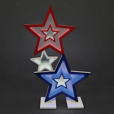 Roman LED Patriotic 3 Stars Light Decor