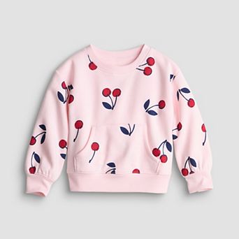 Toddler & Girls 4-12 Jumping Beans® Physical Adaptive Kanga Pocket Crewneck Sweatshirt