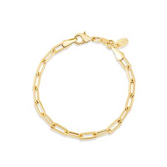 SHYMI 5mm Paper Clip Chain Bracelet — 18K Gold-Filled, Size 6, Day to Night