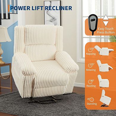 ANIXOL Power Lift Recliner Chair with Heat and Massage