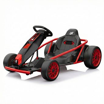 ANIXOL 24V Kids Drift Go Kart with Music, Horn and Seat Belt