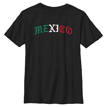 Boys 6-20 México Gothic Font Graphic Tee