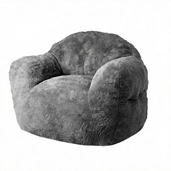 ANIXOL Compact Bean Bag Chair with Backrest and Armrests