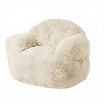 ANIXOL Compact Bean Bag Chair with Backrest and Armrests
