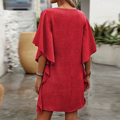 sachin and babi light blue dress Linen casual dresses