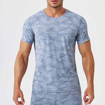 Men's Short Sleeve T-Shirt Breathable Running Training Top