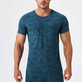 Men's Short Sleeve T-Shirt Breathable Running Training Top