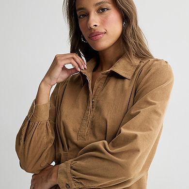 Women's Sonoma Goods For Life® Collared Shirt Dress