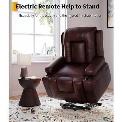 ANIXOL Power Lift Recliner Chair with Heat and Massage